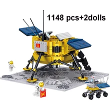 1148pcs QL0241 Building Block International Space Station Chang'e NO.4 Detector Aerospace series Model High-tech Toys for Boys
1148pcs QL0241 Building Block International Space Station Chang'e NO.4 Detector Aerospace series Model High-tech Toys for Boys