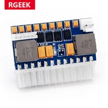 RGeek 24pin DC ATX PSU 12V DC Input 250W Output Switch PC DC-DC ATX Pico PSU MINI ITX PC Power Supply for Computer DIY RGeek 24pin DC ATX PSU 12V DC Input 250W Output Switch PC DC-DC ATX Pico PSU MINI ITX PC Power Supply for Computer DIY