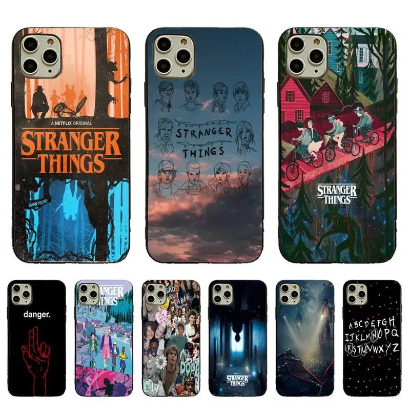 Yinuoda ТВ странные вещи чехол для телефона мягкий iPhone 11pro 12pro MAX 8 7 6 6S Plus X XS 5 5S SE XR Fundas