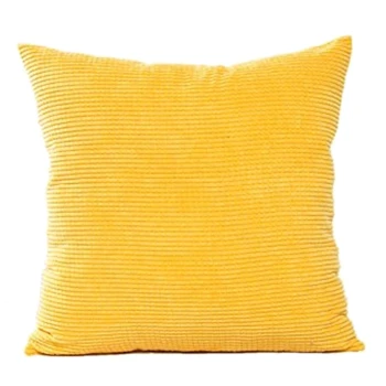 Soft Corduroy Cushion Cover Pillow Throw Case Corn Kernels Home Office Bar Decorative Square Yellow 1pc
Soft Corduroy Cushion Cover Pillow Throw Case Corn Kernels Home Office Bar Decorative Square Yellow 1pc