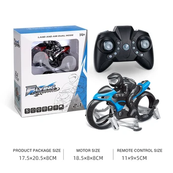 NEW Land-air Dual Mode Remote Control Quadcopter Motorcycle Aircraft Newest 1 Set
NEW Land-air Dual Mode Remote Control Quadcopter Motorcycle Aircraft Newest 1 Set
