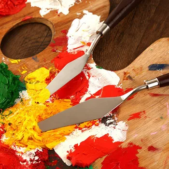 Stainless Steel Palette Knife With Plastic Handle Painting Palette Knife Acrylic Gouache Paint Palette Knife
Stainless Steel Palette Knife With Plastic Handle Painting Palette Knife Acrylic Gouache Paint Palette Knife