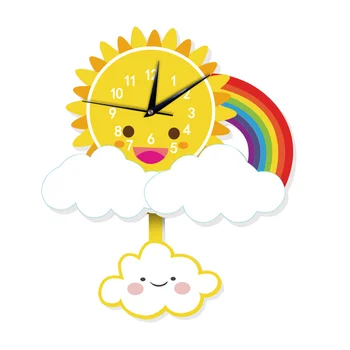 1pc Swing Wall Clocks Cartoon Lovely Hanging Clock for Bedroom Early Learning Kids
1pc Swing Wall Clocks Cartoon Lovely Hanging Clock for Bedroom Early Learning Kids