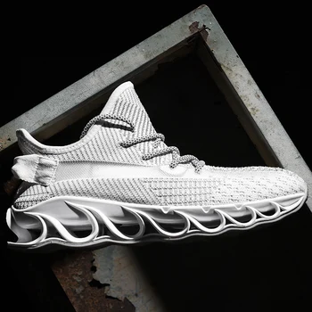 Blade Running Shoes for Men Trainers Breathable Men Gym Shoes Reflective Lace Athletic Shoes Black/White Mens Designer Sneakers 
Blade Running Shoes for Men Trainers Breathable Men Gym Shoes Reflective Lace Athletic Shoes Black/White Mens Designer Sneakers