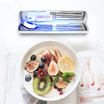 Disinfection Box Travel Portable Ultraviolet Sterilizer Chopsticks knifes and Forks Toothbrush Outdoor Care Dry Heat Sterilizer
Disinfection Box Travel Portable Ultraviolet Sterilizer Chopsticks knifes and Forks Toothbrush Outdoor Care Dry Heat Sterilizer