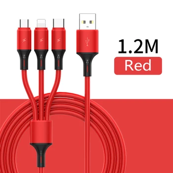 New 3-in-1 Liquid Silicone Data Cable Charging Cable For Lighting/Micro USB/Type-C Automatic Routing Magic Line Soft Cable
New 3-in-1 Liquid Silicone Data Cable Charging Cable For Lighting/Micro USB/Type-C Automatic Routing Magic Line Soft Cable