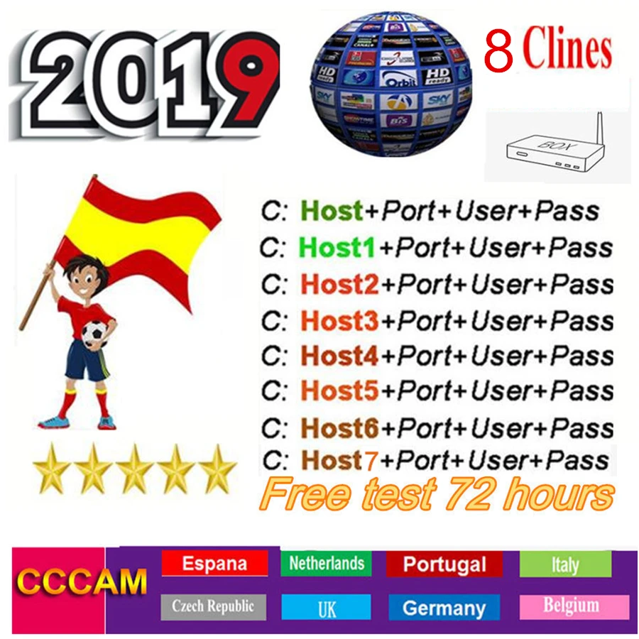 Cccam 8 line Europe cccam cline Full HD 1 Year Cccam cline for Europe Use for Satellite TV Receiver DVB-S2 Server hd
Cccam 8 line Europe cccam cline Full HD 1 Year Cccam cline for Europe Use for Satellite TV Receiver DVB-S2 Server hd