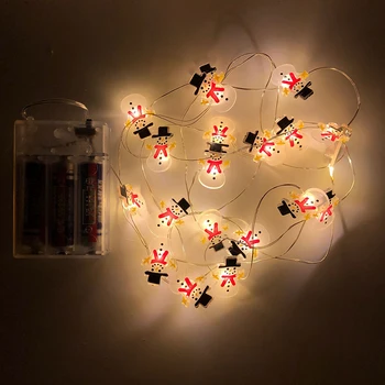 Santa Claus Fairy String LED Light Christmas Decoration For Home Snowman Garland Christmas Tree Ornament Deco Xmas Gift New Year
Santa Claus Fairy String LED Light Christmas Decoration For Home Snowman Garland Christmas Tree Ornament Deco Xmas Gift New Year