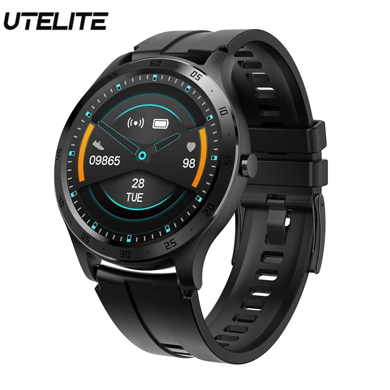 

UTELITE Men Women S20 Smart Watch IP67 Waterproof Message Push Sleep Monitor Blood Oxygen Measure Full Touch Screen Smart Band