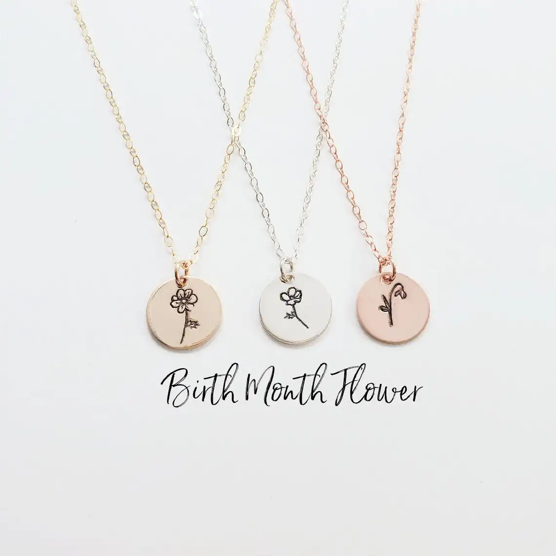 Wildflower Necklace, Grandma Gift, Birth Flower Gift for her, Personalized Gift, Wife Gift, Rose name Necklace
Wildflower Necklace, Grandma Gift, Birth Flower Gift for her, Personalized Gift, Wife Gift, Rose name Necklace