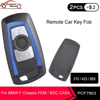 Keyecu Blue Remote Key Fob 3 Button 433 MHz PCF7953 for BMW F Chassis FEM / BDC CAS4 CAS4+
Keyecu Blue Remote Key Fob 3 Button 433 MHz PCF7953 for BMW F Chassis FEM / BDC CAS4 CAS4+