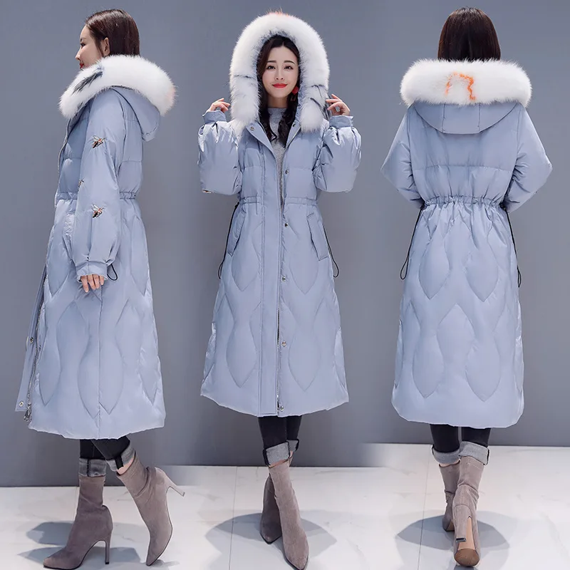 Down Jacket Cotton-padded Clothes Women's 2018 New Style Winter Korean-style Fashion Thick Warm Cotton-padded Jacket Long over-t
Down Jacket Cotton-padded Clothes Women's 2018 New Style Winter Korean-style Fashion Thick Warm Cotton-padded Jacket Long over-t