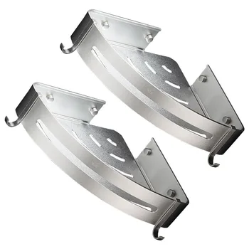 Punch-Free Storage Rack Space Aluminum Commodity Shelf Triangle Wall-Mounted Rack Silver
Punch-Free Storage Rack Space Aluminum Commodity Shelf Triangle Wall-Mounted Rack Silver