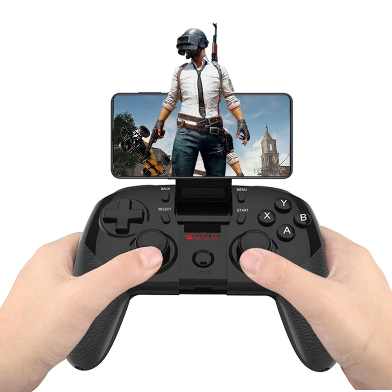 Wireless Smartphone Joystick Gamepad Android Controller Bluetooth Control for IOS and Android PC Smart TV with Support
Wireless Smartphone Joystick Gamepad Android Controller Bluetooth Control for IOS and Android PC Smart TV with Support