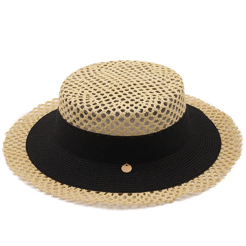 Simple Ladies Handmade Natural Straw Hat Summer Beach Sun Hat for Women Men Panama Cap Fashion Protetion Visor Boat Hats
Simple Ladies Handmade Natural Straw Hat Summer Beach Sun Hat for Women Men Panama Cap Fashion Protetion Visor Boat Hats