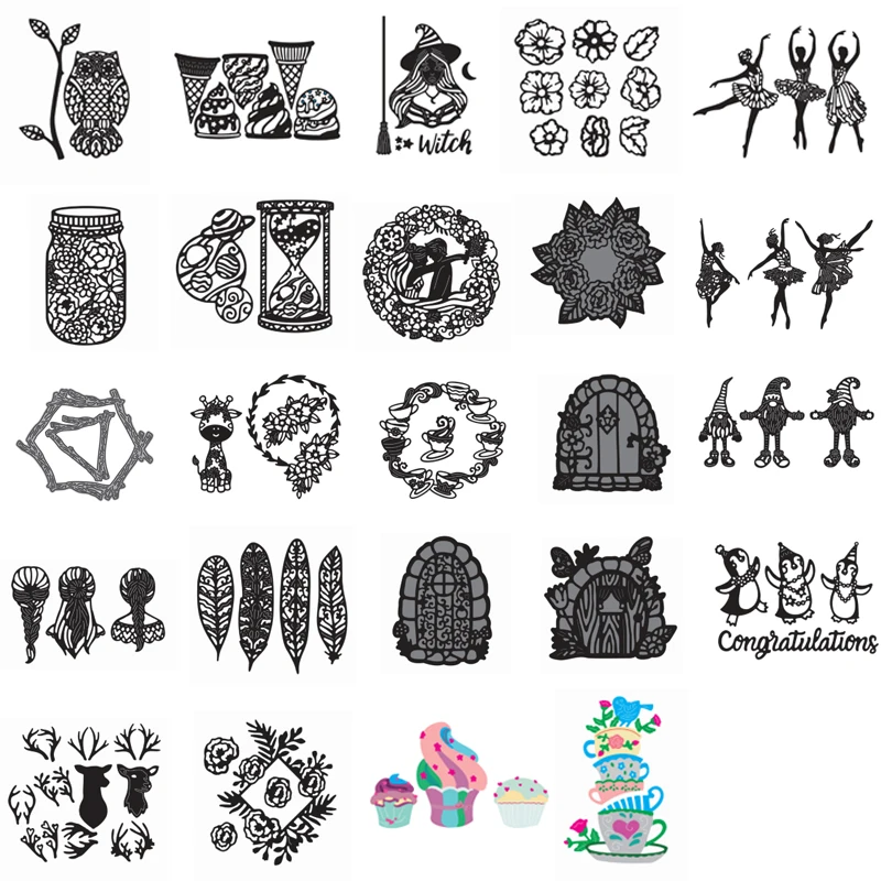 Mixed Decoration Flower Animal Girl Door Cake Metal Cutting Dies for Scrapbooking Embossing Diy Album/photo Paper Card New 2021
Mixed Decoration Flower Animal Girl Door Cake Metal Cutting Dies for Scrapbooking Embossing Diy Album/photo Paper Card New 2021
