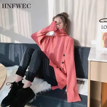 Fashion Pullovers Sweater Female Autumn and Winter New Turtleneck Korean Style Ladies Sweaters Solid Color Women Tops F897
Fashion Pullovers Sweater Female Autumn and Winter New Turtleneck Korean Style Ladies Sweaters Solid Color Women Tops F897