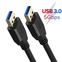 USB Male to Male Cable USB A to USB Cable USB 3.0 Cable Double End USB Cord 5Gbps for Radiator Hard Disk USB 3.0 Extender Cable 
USB Male to Male Cable USB A to USB Cable USB 3.0 Cable Double End USB Cord 5Gbps for Radiator Hard Disk USB 3.0 Extender Cable