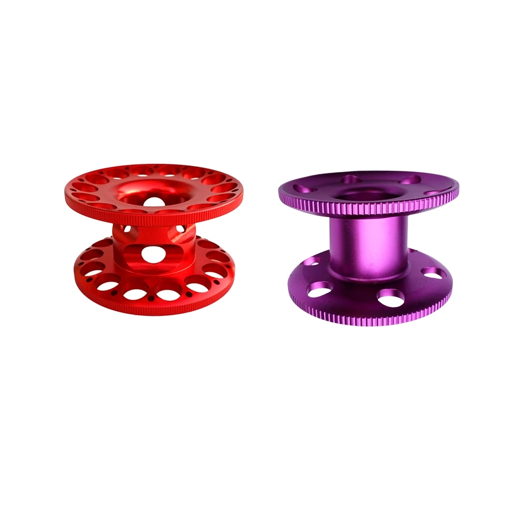 Water Pool Finger Reels Diving Scuba Aluminum Alloy Spool Anti-corrosion 2pc Water Pool Finger Reels Diving Scuba Aluminum Alloy Spool Anti-corrosion 2pc