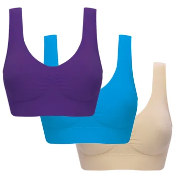3PCS Bras for women Pure Color Plus Size Ultra-thin Wire Free Bralette Large Bra Sports Bra Full Bra Cup Tops Sujetador W10
3PCS Bras for women Pure Color Plus Size Ultra-thin Wire Free Bralette Large Bra Sports Bra Full Bra Cup Tops Sujetador W10