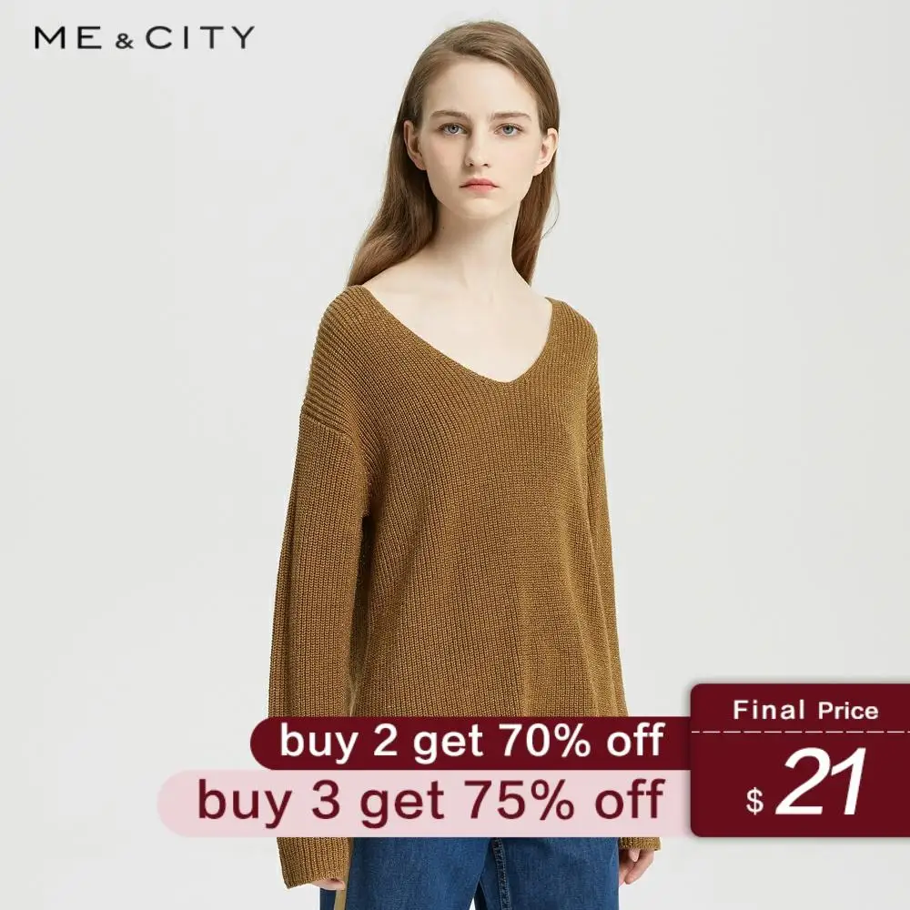 Me&city New Wool Knitted Sweater Women V-neck Pullovers Spring Winter Basic Women Sweaters Elegant Comfortable warm Sweaters
Me&city New Wool Knitted Sweater Women V-neck Pullovers Spring Winter Basic Women Sweaters Elegant Comfortable warm Sweaters