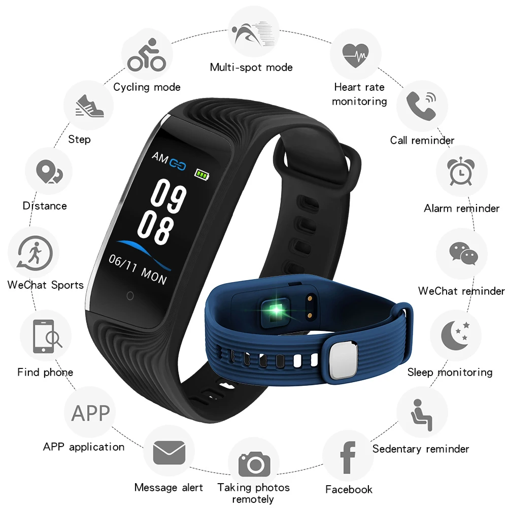 S6 Smart Watch Blood Pressure Fitness Bracelet IP68 Waterproof Bussiness Watch Heart Rate MonitorMen Women Sports Smartwatch
S6 Smart Watch Blood Pressure Fitness Bracelet IP68 Waterproof Bussiness Watch Heart Rate MonitorMen Women Sports Smartwatch
