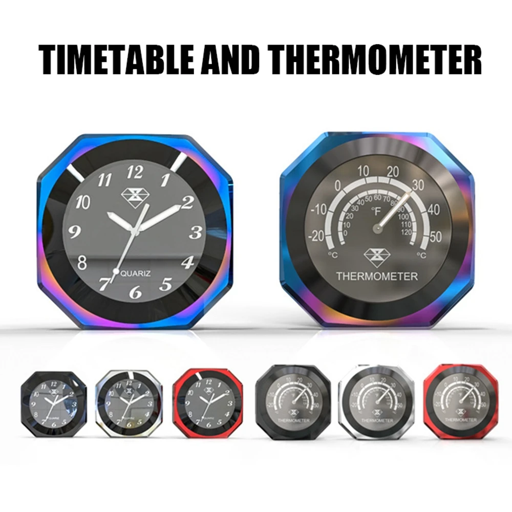 Universal 7/8" T6063 Aluminium Alloy IPX7 Waterproof Motorcycle Handlebar Mount Quartz Clock Watch Thermometer For Honda Yamaha
Universal 7/8" T6063 Aluminium Alloy IPX7 Waterproof Motorcycle Handlebar Mount Quartz Clock Watch Thermometer For Honda Yamaha