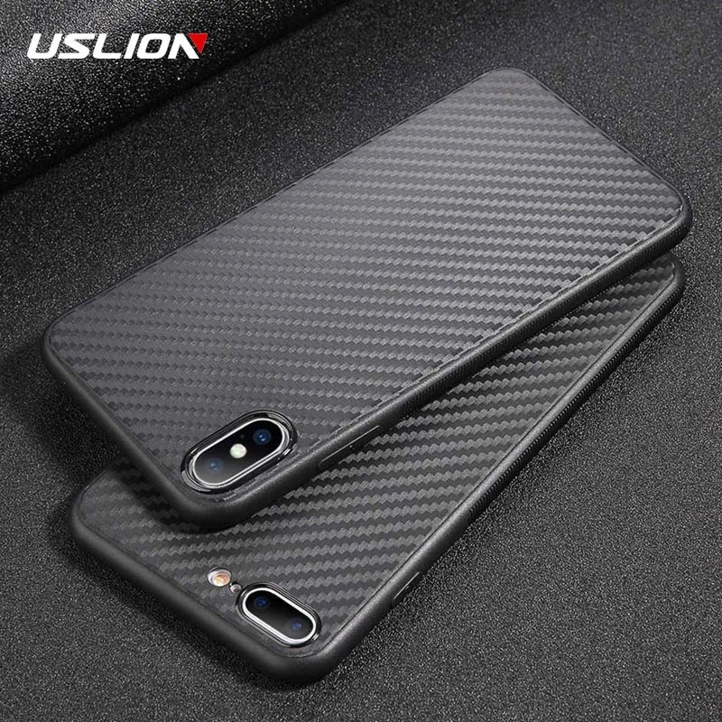 USLION Carbon Fiber Phone Case For iPhone X XS XR Xs Max Soft TPU Silicone Simple Solid Color Cover For iPhone 6 6s 7 8 Plus
USLION Carbon Fiber Phone Case For iPhone X XS XR Xs Max Soft TPU Silicone Simple Solid Color Cover For iPhone 6 6s 7 8 Plus