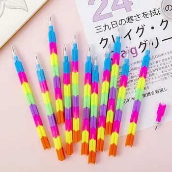 10 Pcs/set Creative Rainbow Color Building Blocks Pencils Multi-function 8 Knots Pencils Students Kids Prizes Gifts Stationery
10 Pcs/set Creative Rainbow Color Building Blocks Pencils Multi-function 8 Knots Pencils Students Kids Prizes Gifts Stationery