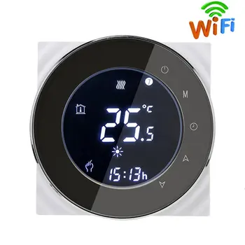 New THP6000GCLW Water/Gas Boiler Thermostat Backlight WIFI 3A Weekly Programmable LCD Touch Screen Works with Alexa Google
New THP6000GCLW Water/Gas Boiler Thermostat Backlight WIFI 3A Weekly Programmable LCD Touch Screen Works with Alexa Google