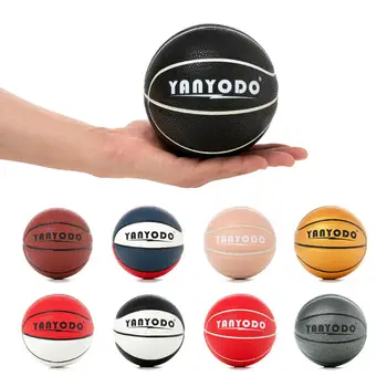 

Black Game Basketball Mini Size 5.5" Training Baby Basketball Soft Sports Toy Ball for IndoorKids Multiple Colour Basketball