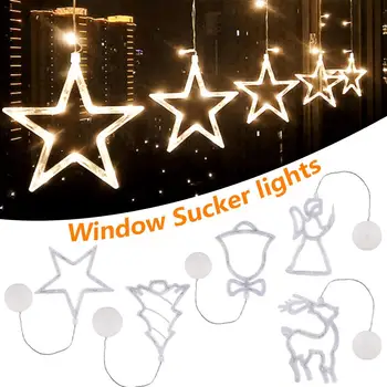 Sucker Lamp Deer Bell Stars Warm White Festival LED Home Decoration New Arrival Christmas Holiday Lighting Window Light
Sucker Lamp Deer Bell Stars Warm White Festival LED Home Decoration New Arrival Christmas Holiday Lighting Window Light