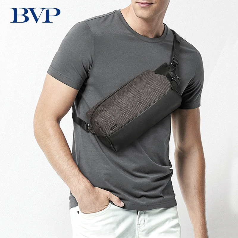 BVP Brand Chest Bag For Men Genuine Leathe Multi- function Male Shoulder Bag Sling Bag Single Lattice Leather Business Clutch 50
BVP Brand Chest Bag For Men Genuine Leathe Multi- function Male Shoulder Bag Sling Bag Single Lattice Leather Business Clutch 50