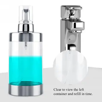 350ml Soap Lotion Dispenser Acrylic Stainless Steel Foam Soap Lotion Hand Washing Liquid Pump Bottle for Bath/Washroom
350ml Soap Lotion Dispenser Acrylic Stainless Steel Foam Soap Lotion Hand Washing Liquid Pump Bottle for Bath/Washroom