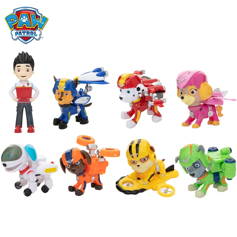 8Pcs/set Paw Patrol Space Rescue Dog Cartoon Model Ryder Patrols Pups Anime Action Figure Toy Child Birthday Gifts
8Pcs/set Paw Patrol Space Rescue Dog Cartoon Model Ryder Patrols Pups Anime Action Figure Toy Child Birthday Gifts
