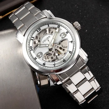 Men Automatic Watch With Stainless Steel Band business Mechanical Wristwatch WILON New Fashion Brand Watch Relojes Para Hombre
Men Automatic Watch With Stainless Steel Band business Mechanical Wristwatch WILON New Fashion Brand Watch Relojes Para Hombre