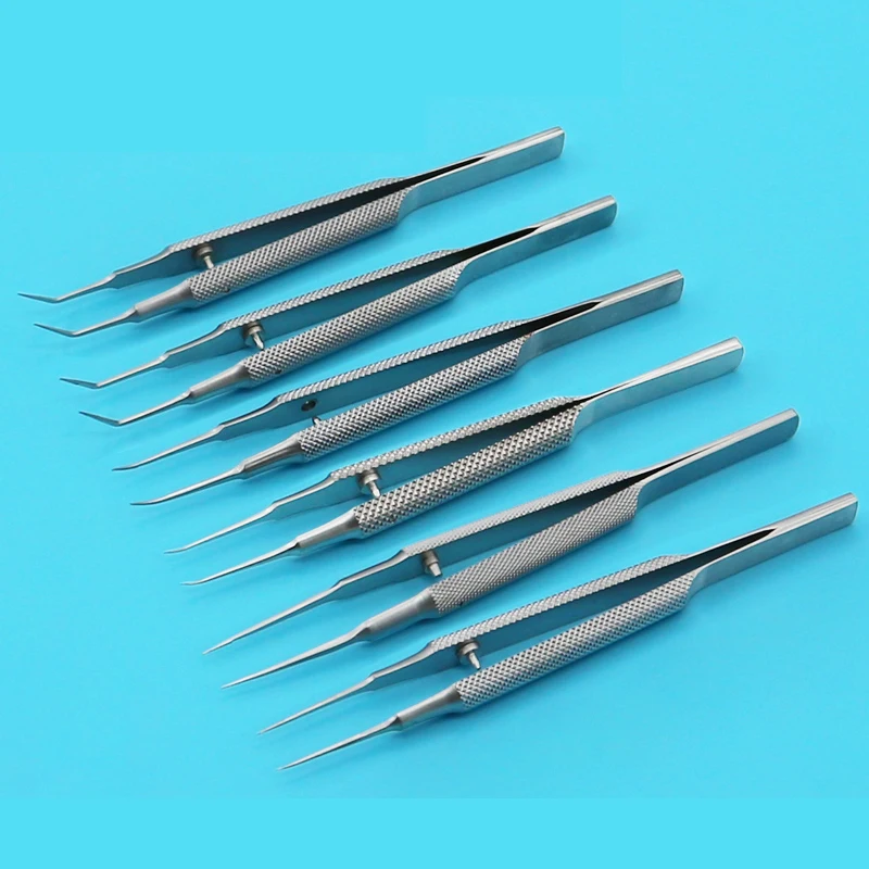 Stainless steel fine tweezers straight with teeth hook platform tweezers double eyelid Ophthalmic microtweezers
Stainless steel fine tweezers straight with teeth hook platform tweezers double eyelid Ophthalmic microtweezers