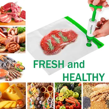 Sous Vide Bag Kits Reusable Food Storage Vacuum Seal With Hand Pump Sealing Clips Wrap For Freezing
Sous Vide Bag Kits Reusable Food Storage Vacuum Seal With Hand Pump Sealing Clips Wrap For Freezing
