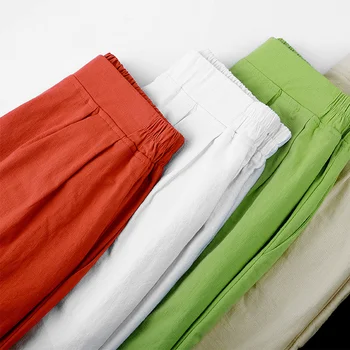 Breathable beach mesh pants streetwear vintage slim waist pencil pants Summer casual 95% Cotton Linen Harem pants women
Breathable beach mesh pants streetwear vintage slim waist pencil pants Summer casual 95% Cotton Linen Harem pants women