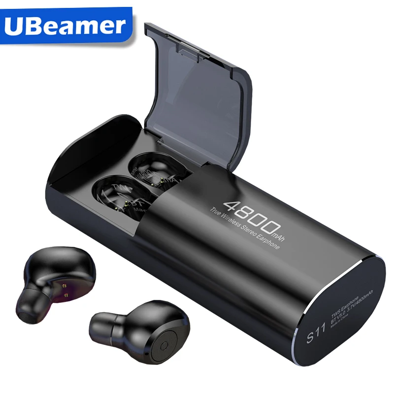 Ubeamer Bluetooth Earphone Headphone |500 hours play time 4,8000mAH Battery Power Bank Wireless Bluetooth 5.0 S11 | Optional X6 
Ubeamer Bluetooth Earphone Headphone |500 hours play time 4,8000mAH Battery Power Bank Wireless Bluetooth 5.0 S11 | Optional X6