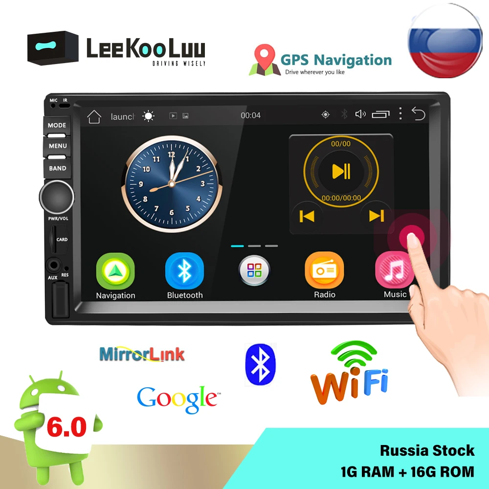 LeeKooLuu Android 2 Din Radio GPS Navigation Car Stereo 7" Car Autoradio Bluetooth FM AM RDS Radio 2Din MP5 Multimedia Player
LeeKooLuu Android 2 Din Radio GPS Navigation Car Stereo 7" Car Autoradio Bluetooth FM AM RDS Radio 2Din MP5 Multimedia Player