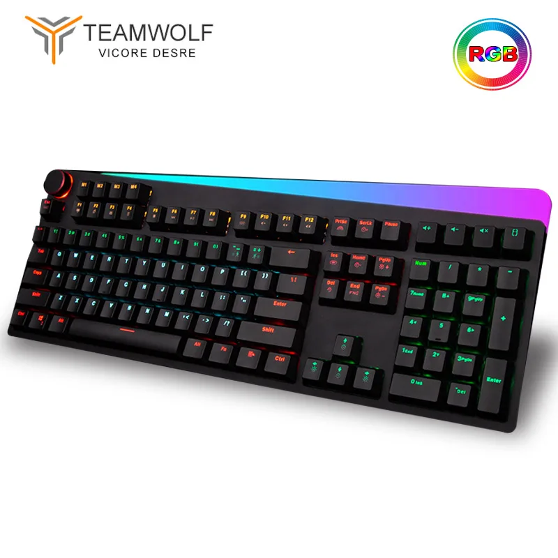 Original genuine Gaming mechanical keyboard RGB backlit Anti-ghosting 112 keys Optical axis wired keyboard for Computer gamer
Original genuine Gaming mechanical keyboard RGB backlit Anti-ghosting 112 keys Optical axis wired keyboard for Computer gamer