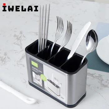 Kitchen Stainless Steel Storage Box Household Kitchen Utensils Storage Chopstick Cage Drain Organization Chopstick Storage Rack
Kitchen Stainless Steel Storage Box Household Kitchen Utensils Storage Chopstick Cage Drain Organization Chopstick Storage Rack