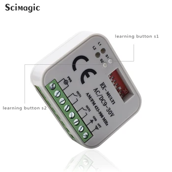 Auto scan Multi frequency 300-900mhz Garage door remote control receiver rolling code receiver for gate garage command
Auto scan Multi frequency 300-900mhz Garage door remote control receiver rolling code receiver for gate garage command