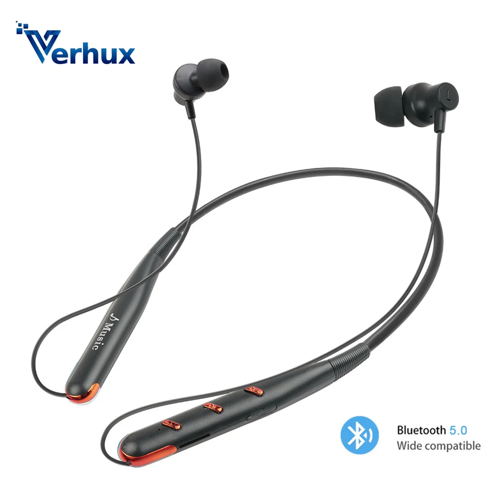 Sports Bluetooth Earphone Neck Bluetooth Headset 5.0 Bass Waterproof Headphone 3D Stereo Music Built-in Mic Support TF Card
Sports Bluetooth Earphone Neck Bluetooth Headset 5.0 Bass Waterproof Headphone 3D Stereo Music Built-in Mic Support TF Card