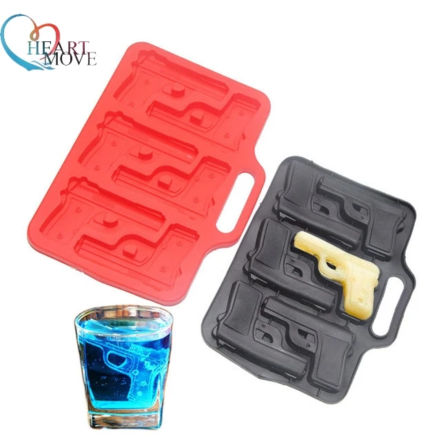 Gun Pistol Shape Silicone Mold DIY Ice Cube Chocolate Candles Soap Tray Molud Decorate Cake Flexible Non Stick Handgun Ice Tray
Gun Pistol Shape Silicone Mold DIY Ice Cube Chocolate Candles Soap Tray Molud Decorate Cake Flexible Non Stick Handgun Ice Tray