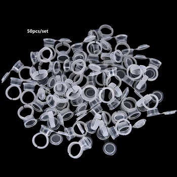 50pcs/lot Eyelash Extend Ring Cup Tattoo Ink Equipment Microblading Tattoo Pigment Holder Permanent Makeup Tools
50pcs/lot Eyelash Extend Ring Cup Tattoo Ink Equipment Microblading Tattoo Pigment Holder Permanent Makeup Tools