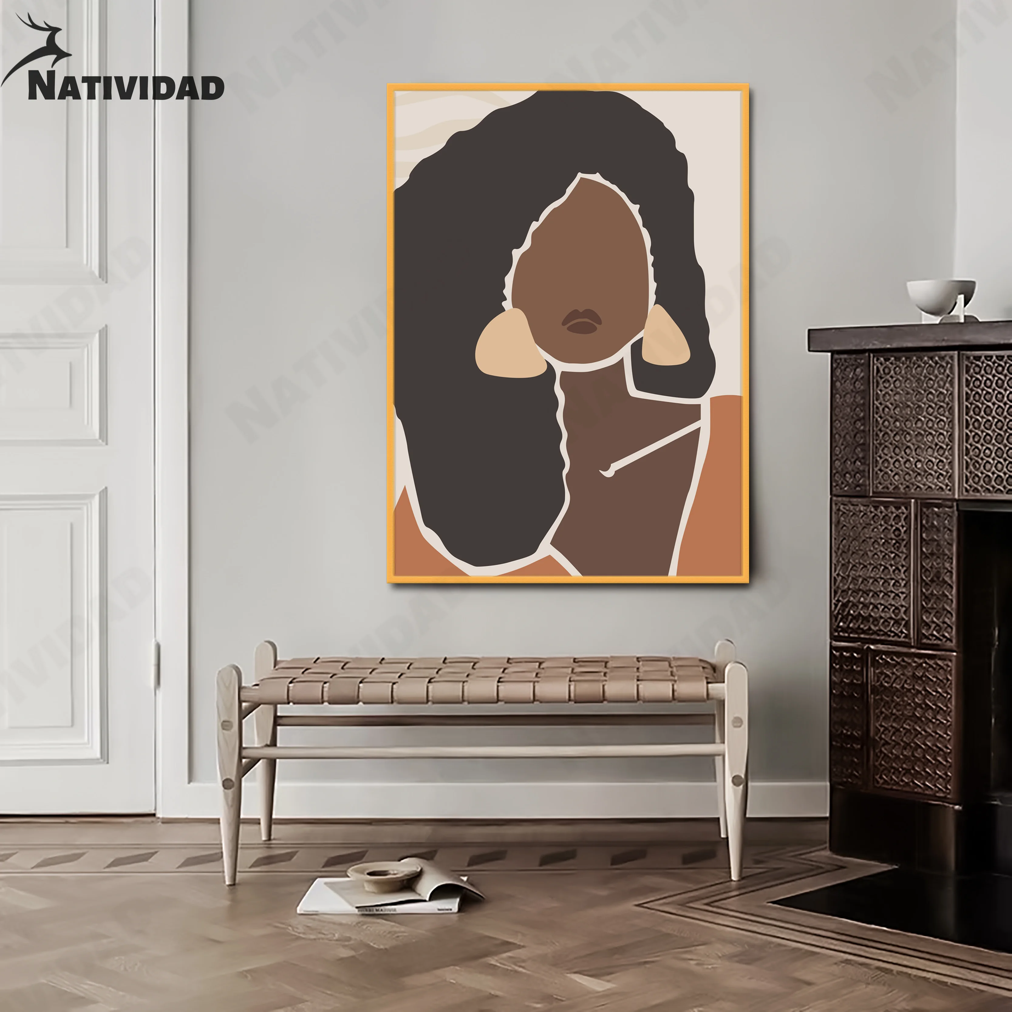 African Sexy Girl Cartoon Painting Picture Decorative Art Print Poster Art Modern Canvas Painting Home Aesthetics Art Decor Wal'
African Sexy Girl Cartoon Painting Picture Decorative Art Print Poster Art Modern Canvas Painting Home Aesthetics Art Decor Wal'
