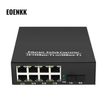 1 PC Ethhernet Switch Converter 100Mb Transceiver Single Mode Single Fiber Converter Photoelectric Transceiver Gift Power Supply
1 PC Ethhernet Switch Converter 100Mb Transceiver Single Mode Single Fiber Converter Photoelectric Transceiver Gift Power Supply