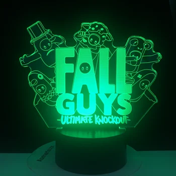 FAll Guys Ultimat Knockout Game Gift for Kids Child Bedroom Decoration Lighting Table 3d Lamp Remote Popular Night Lamp
FAll Guys Ultimat Knockout Game Gift for Kids Child Bedroom Decoration Lighting Table 3d Lamp Remote Popular Night Lamp